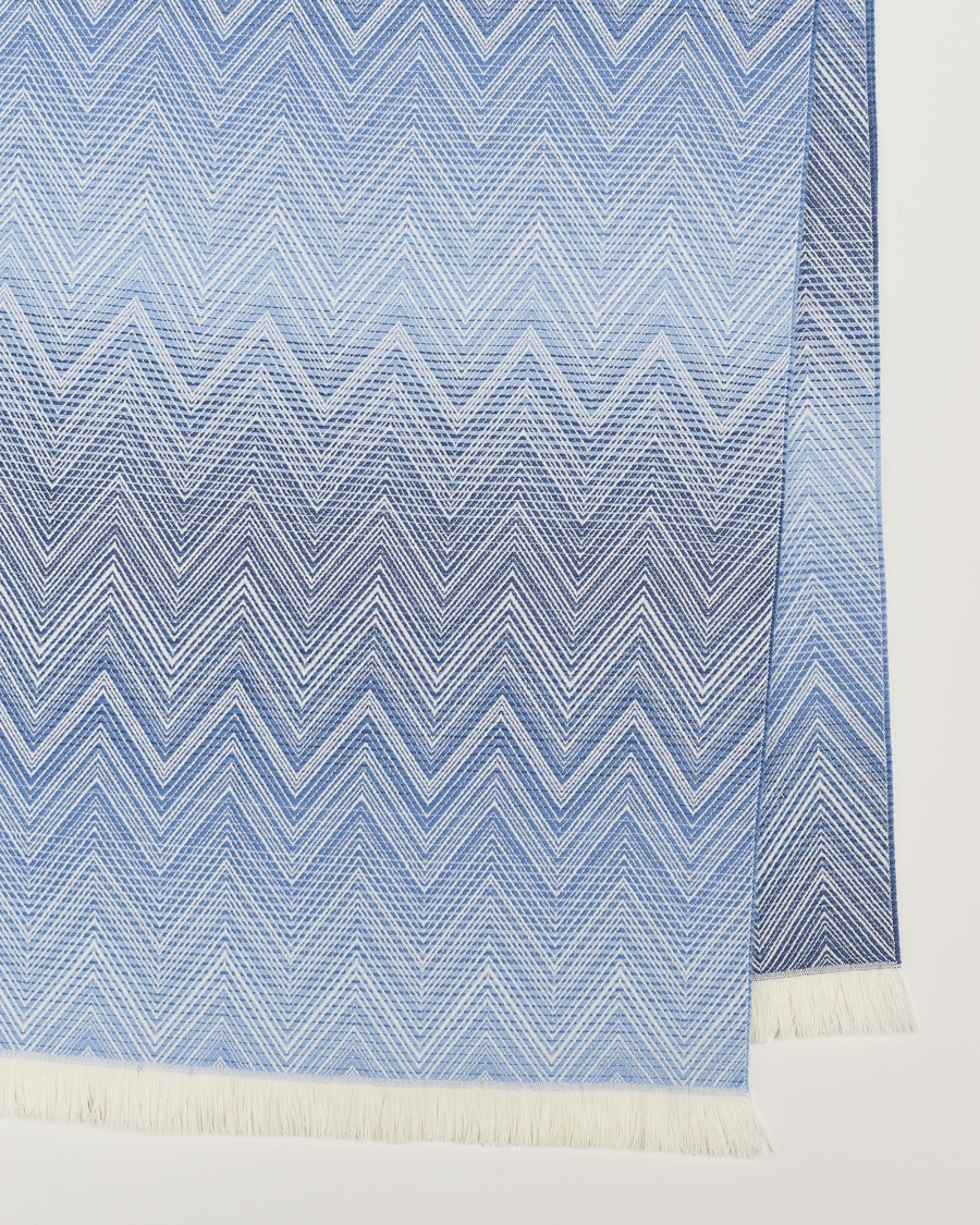 Men | Missoni Home Timmy Wool Throw 130x190cm Blue | Missoni Home | Timmy Wool Throw 130x190cm Blue