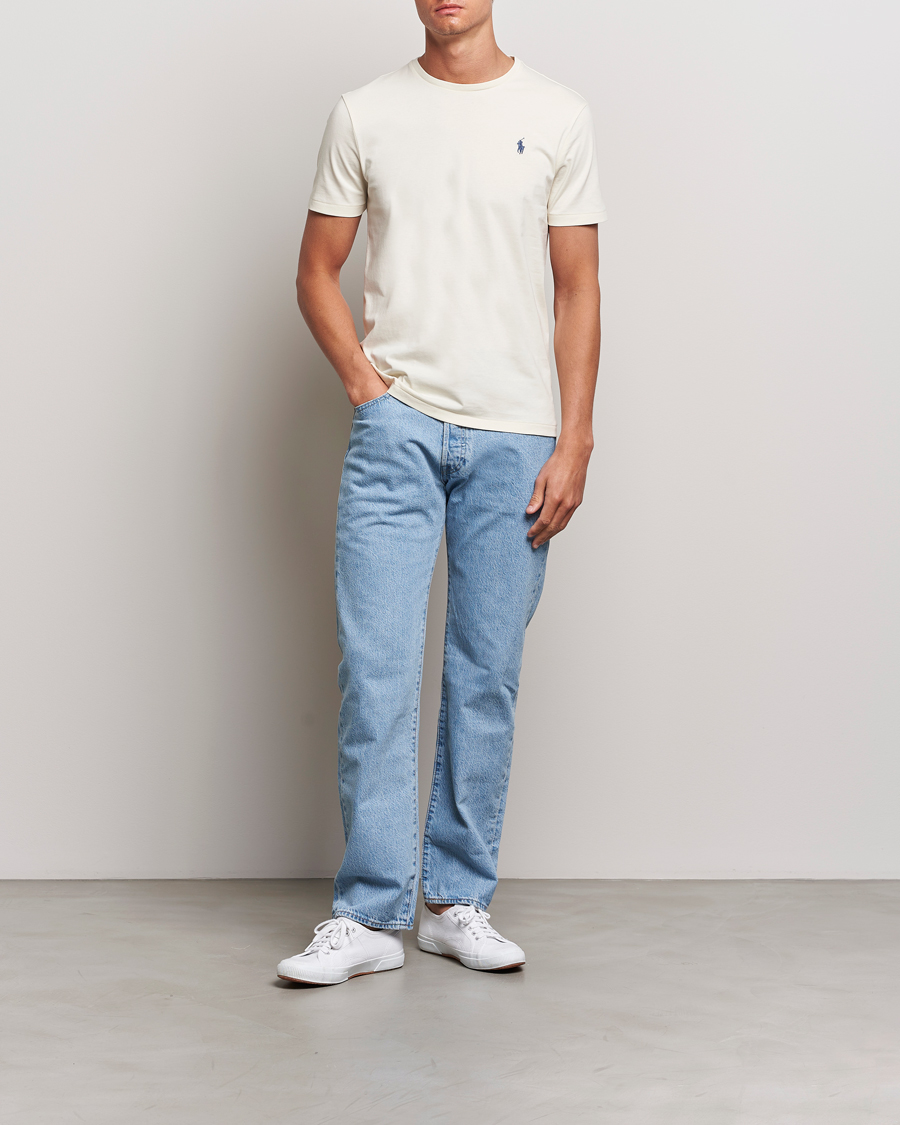 Men | T-Shirts | Polo Ralph Lauren | Crew Neck T-Shirt Herbal Milk