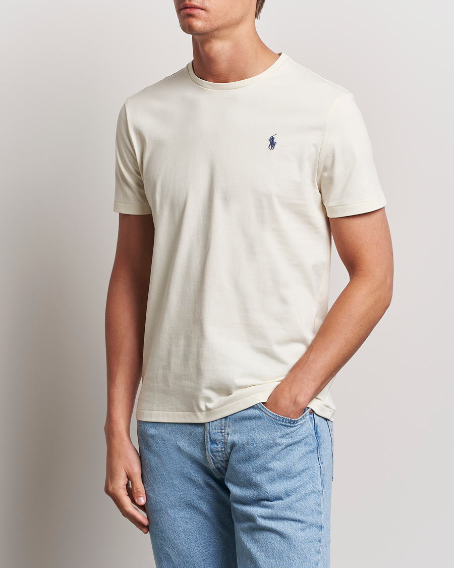 Men | T-Shirts | Polo Ralph Lauren | Crew Neck T-Shirt Herbal Milk