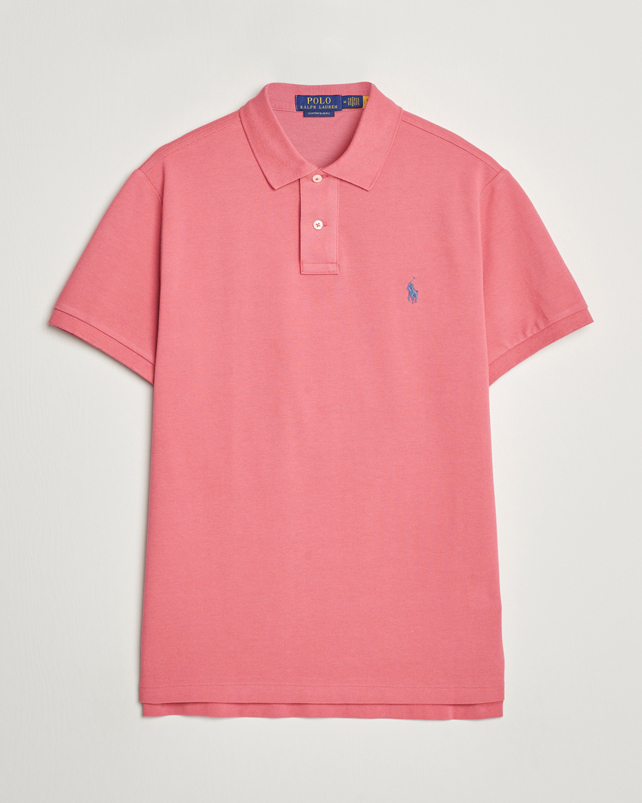 Men | Polo Shirts | Polo Ralph Lauren | Custom Slim Fit Polo Adirondack Red
