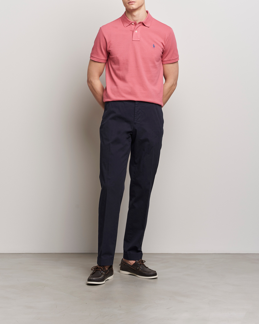 Men | Polo Shirts | Polo Ralph Lauren | Custom Slim Fit Polo Adirondack Red