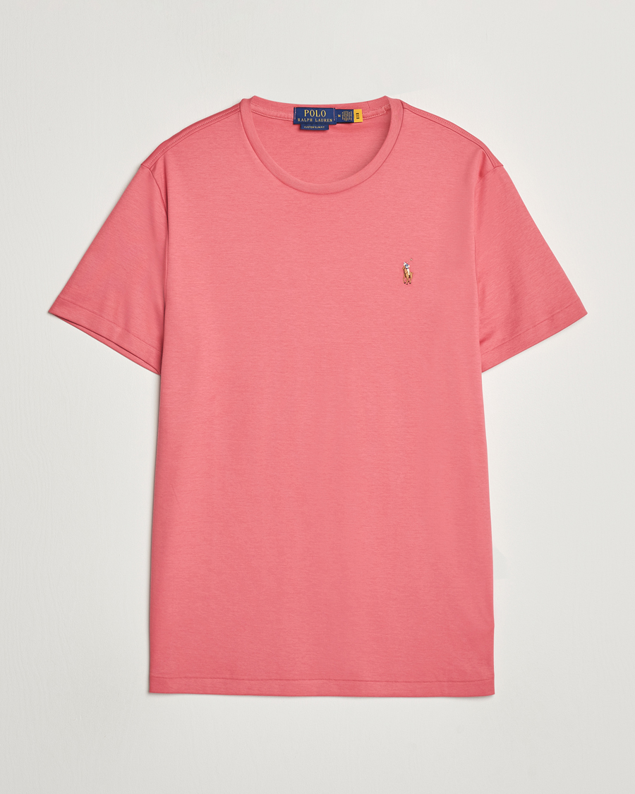 Men | T-Shirts | Polo Ralph Lauren | Luxury Pima Cotton Crew Neck T-Shirt Adirondack Red