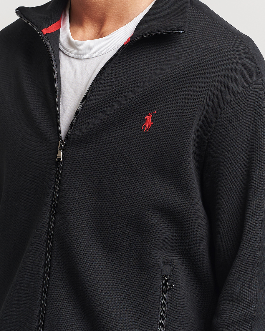 Men | Sweaters & Knitwear | Polo Ralph Lauren | Full Zip Track Jacket Polo Black