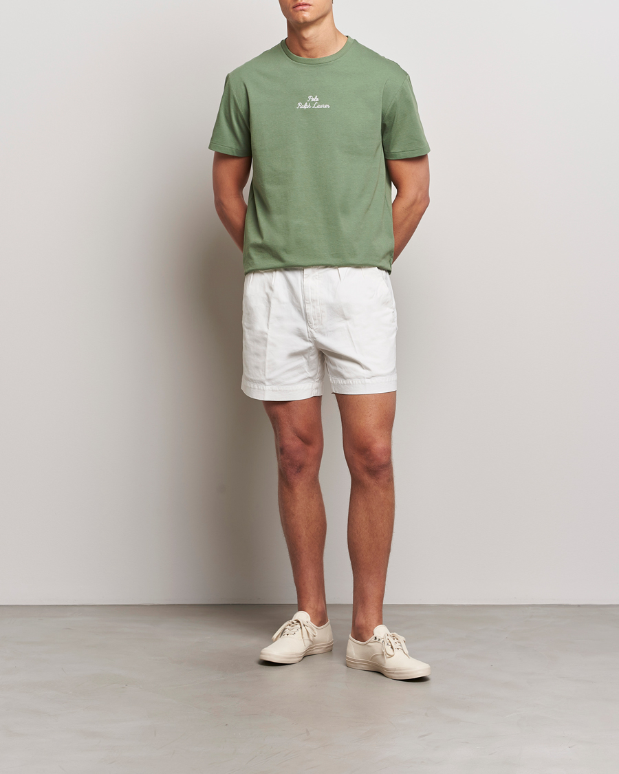 Men | T-Shirts | Polo Ralph Lauren | Center Logo Crew Neck T-Shirt Cargo Green
