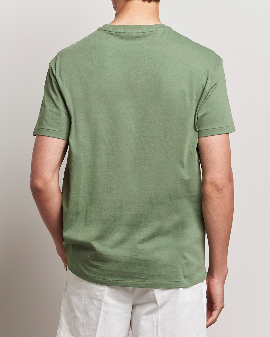 Men | T-Shirts | Polo Ralph Lauren | Center Logo Crew Neck T-Shirt Cargo Green
