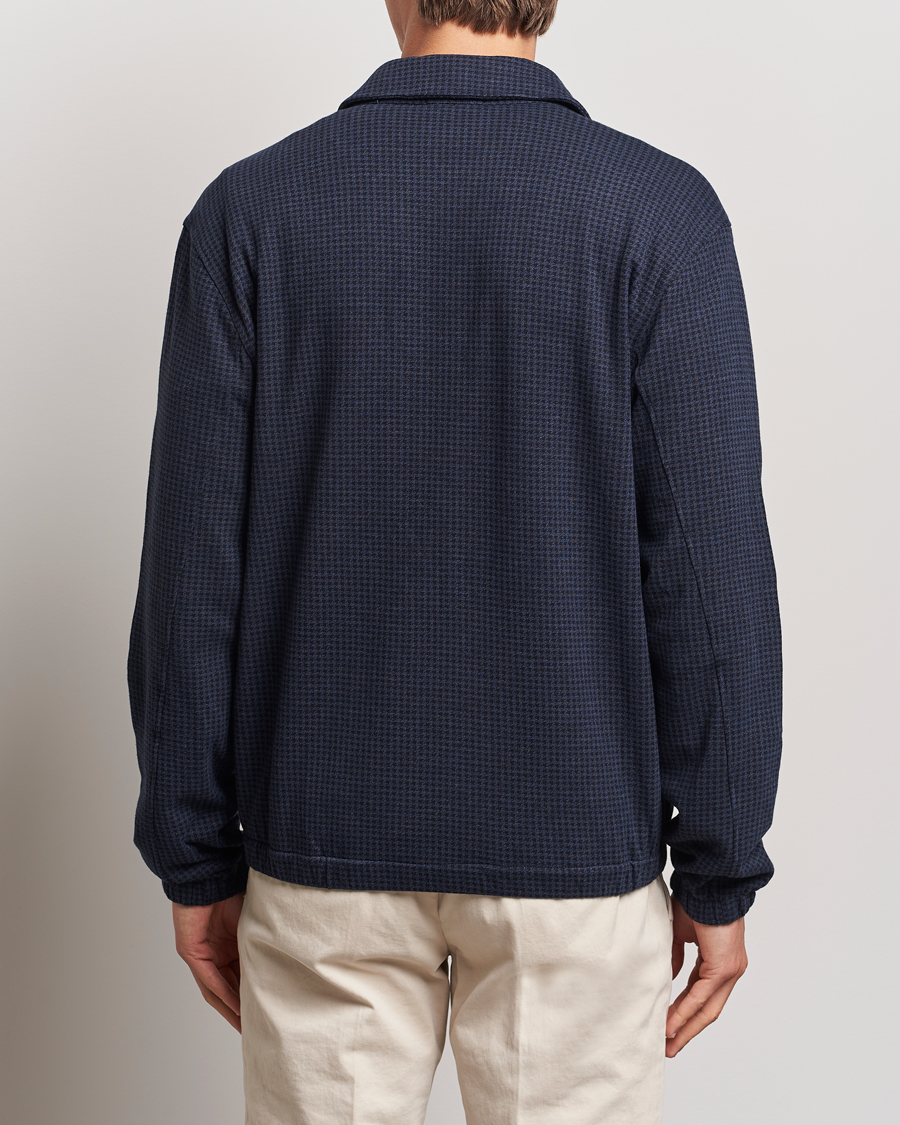 Men | Coats & Jackets | Polo Ralph Lauren | Double Knit Dogtooth Baracuda Jacket Vintage Navy