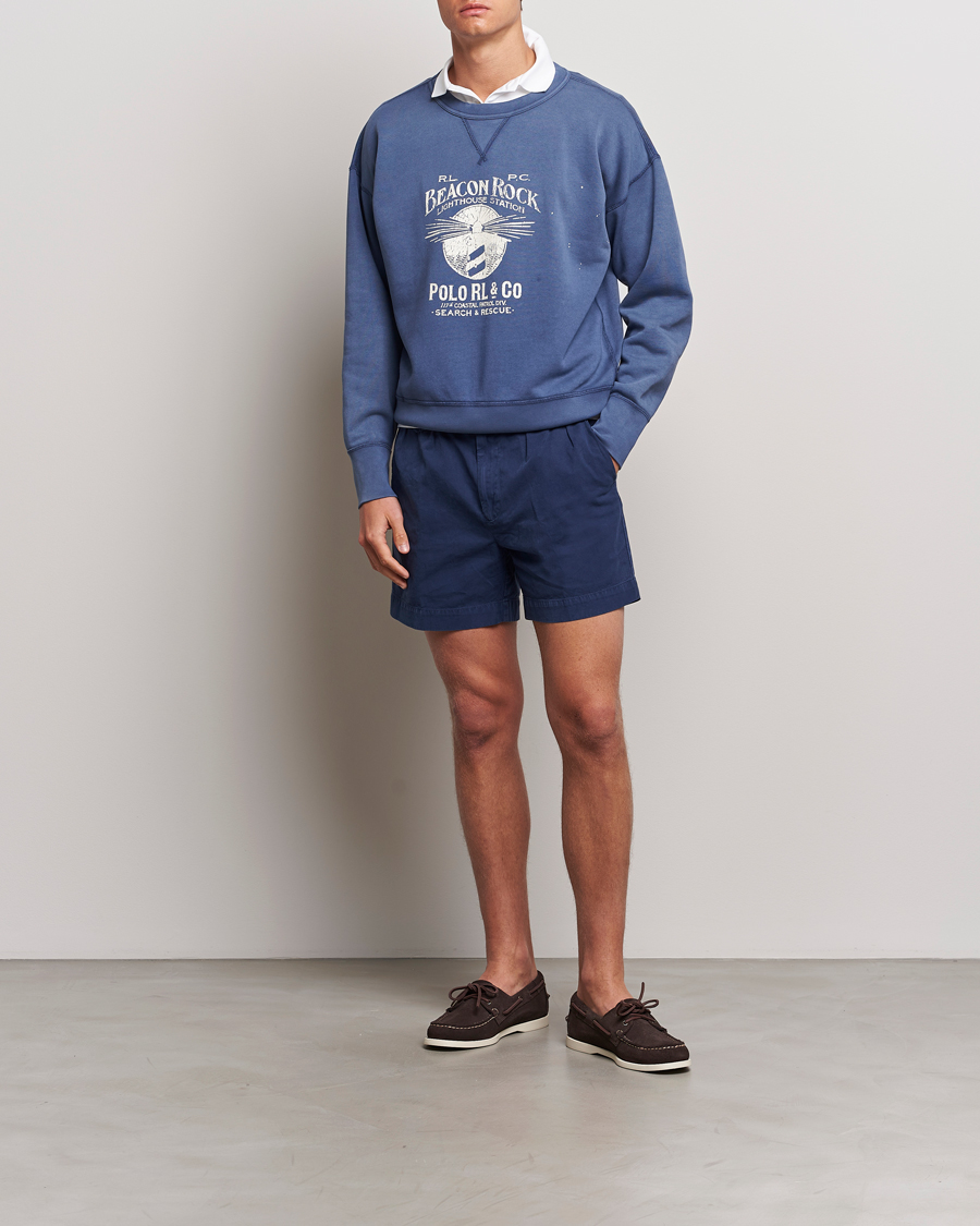 Men | Sweaters & Knitwear | Polo Ralph Lauren | Graphic Fleece Sweatshirt Blue Heaven