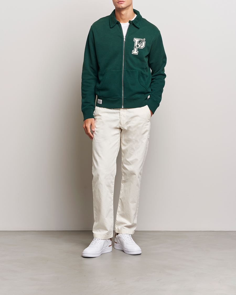 Men | Sweaters & Knitwear | Polo Ralph Lauren | P Vintage Fleece Full Zip Moss Agate