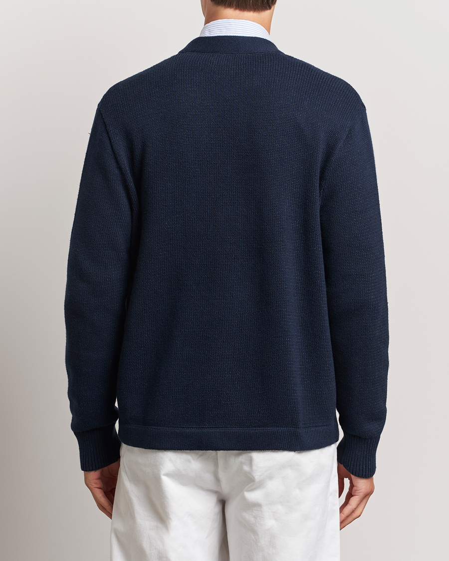 Men | Sweaters & Knitwear | Polo Ralph Lauren | RL Rowing Knitted Cardigan Aviator Navy