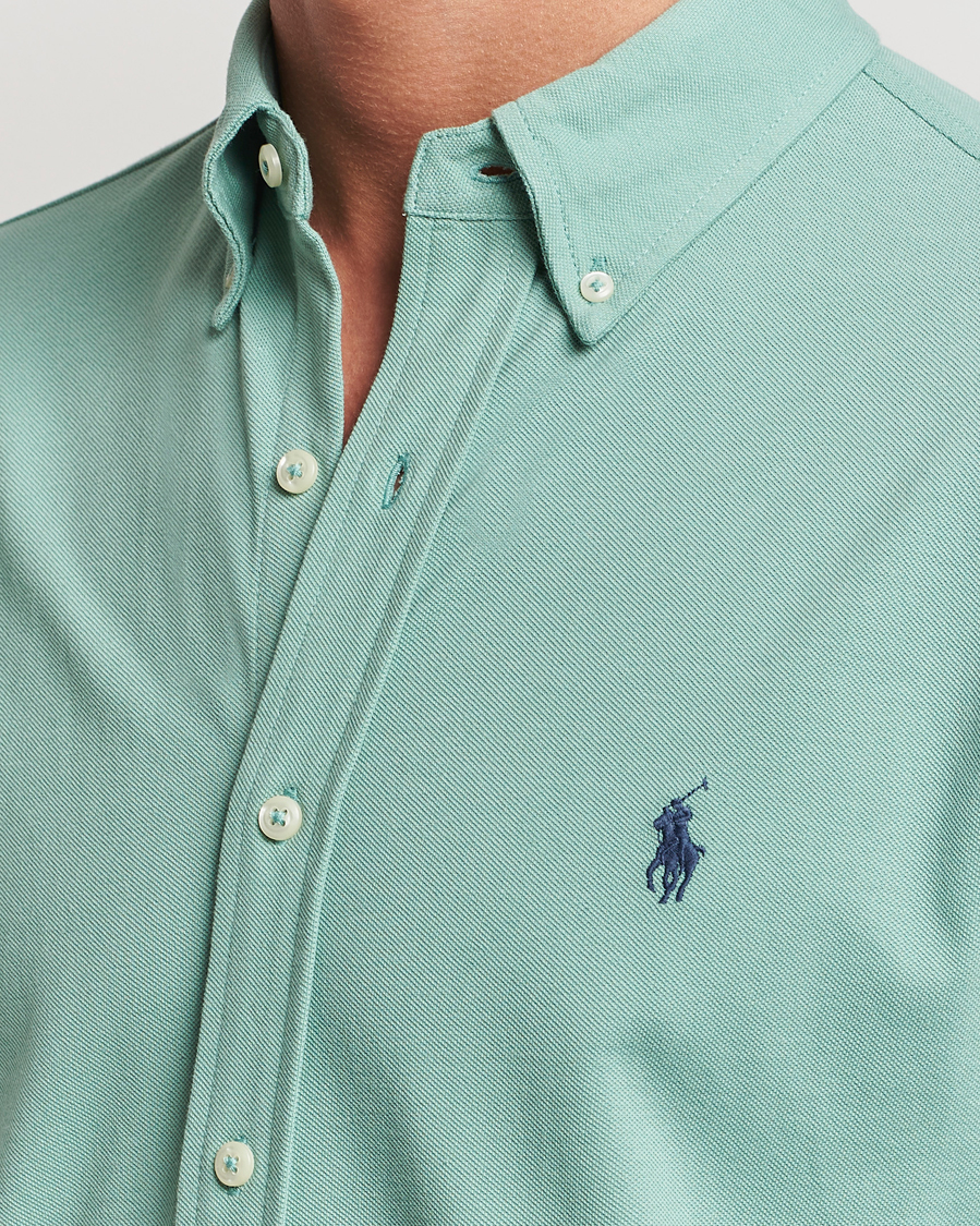 Men | Shirts | Polo Ralph Lauren | Featherweight Mesh Shirt Faded Mint