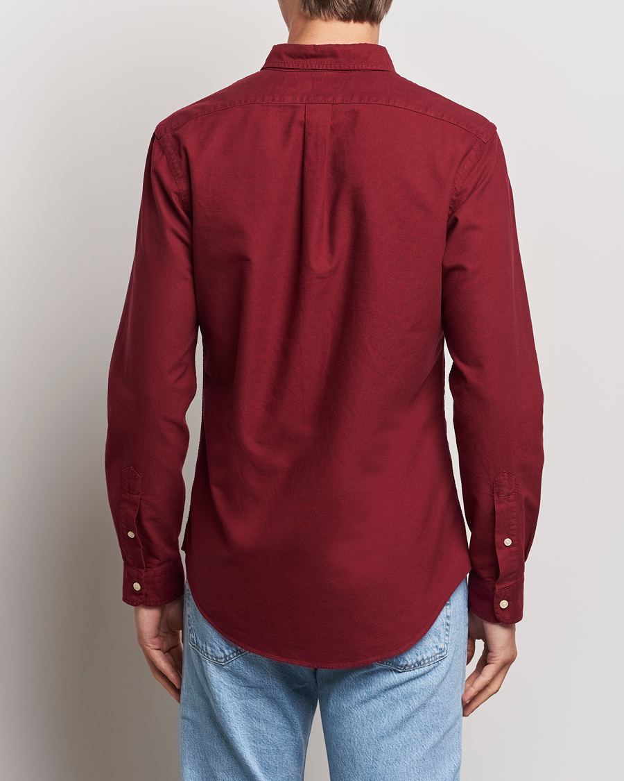 Men | Shirts | Polo Ralph Lauren | Slim Fit Garment Dyed Oxford Red Carpet