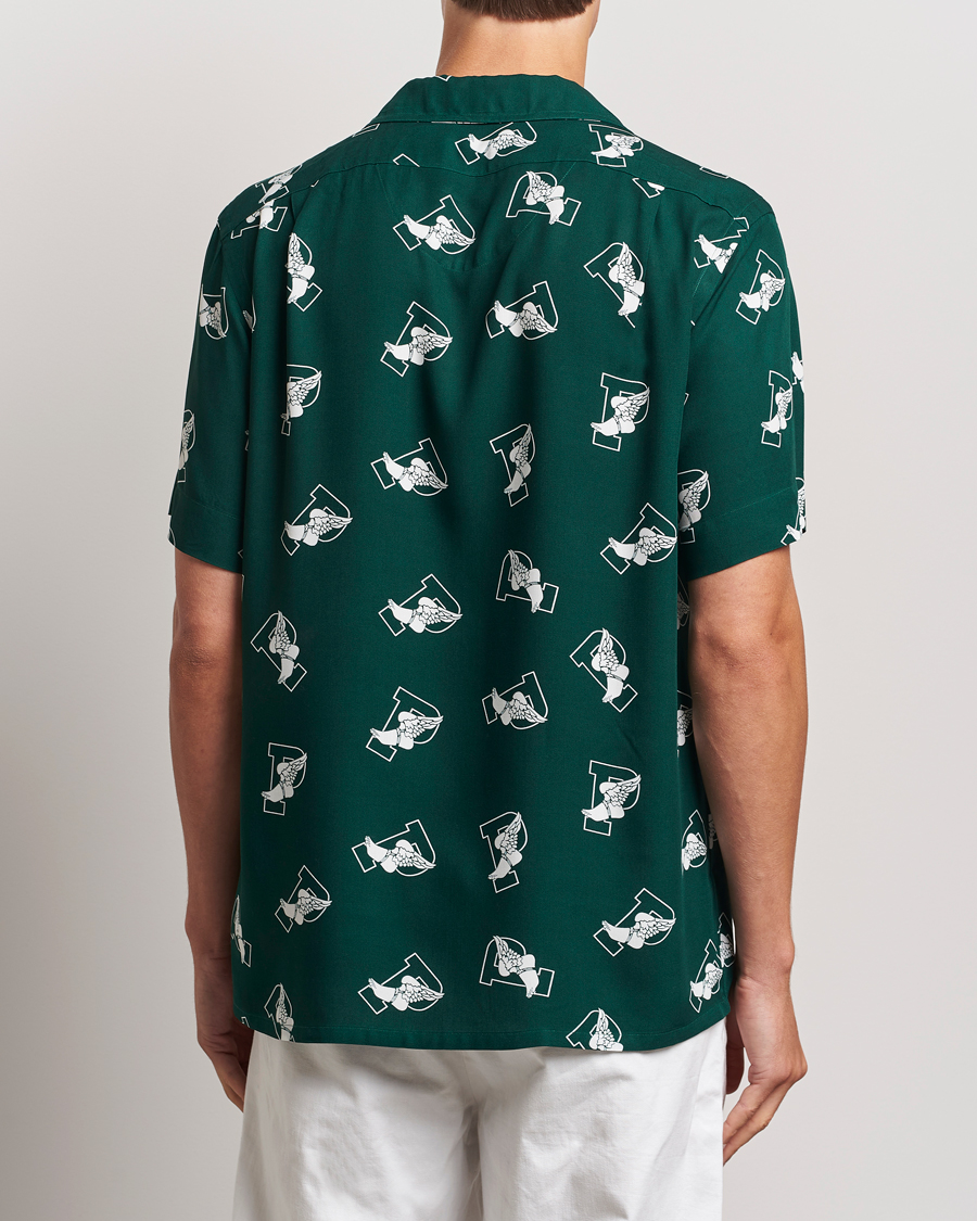 Men | Shirts | Polo Ralph Lauren | Printed P Wing Short Sleeve Shirt Toss Green