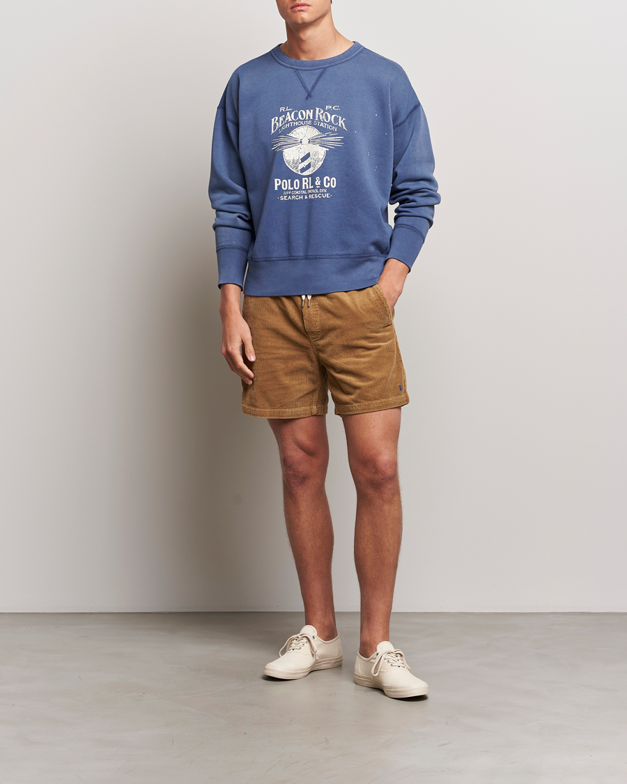 Men | Shorts | Polo Ralph Lauren | Prepster Corduroy Drawstring Shorts Despatch Tan