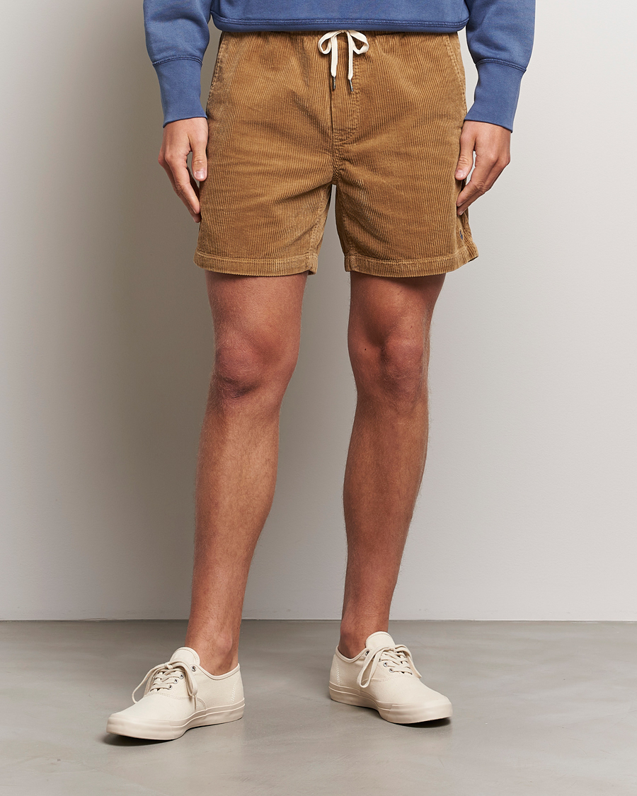Men | Shorts | Polo Ralph Lauren | Prepster Corduroy Drawstring Shorts Despatch Tan