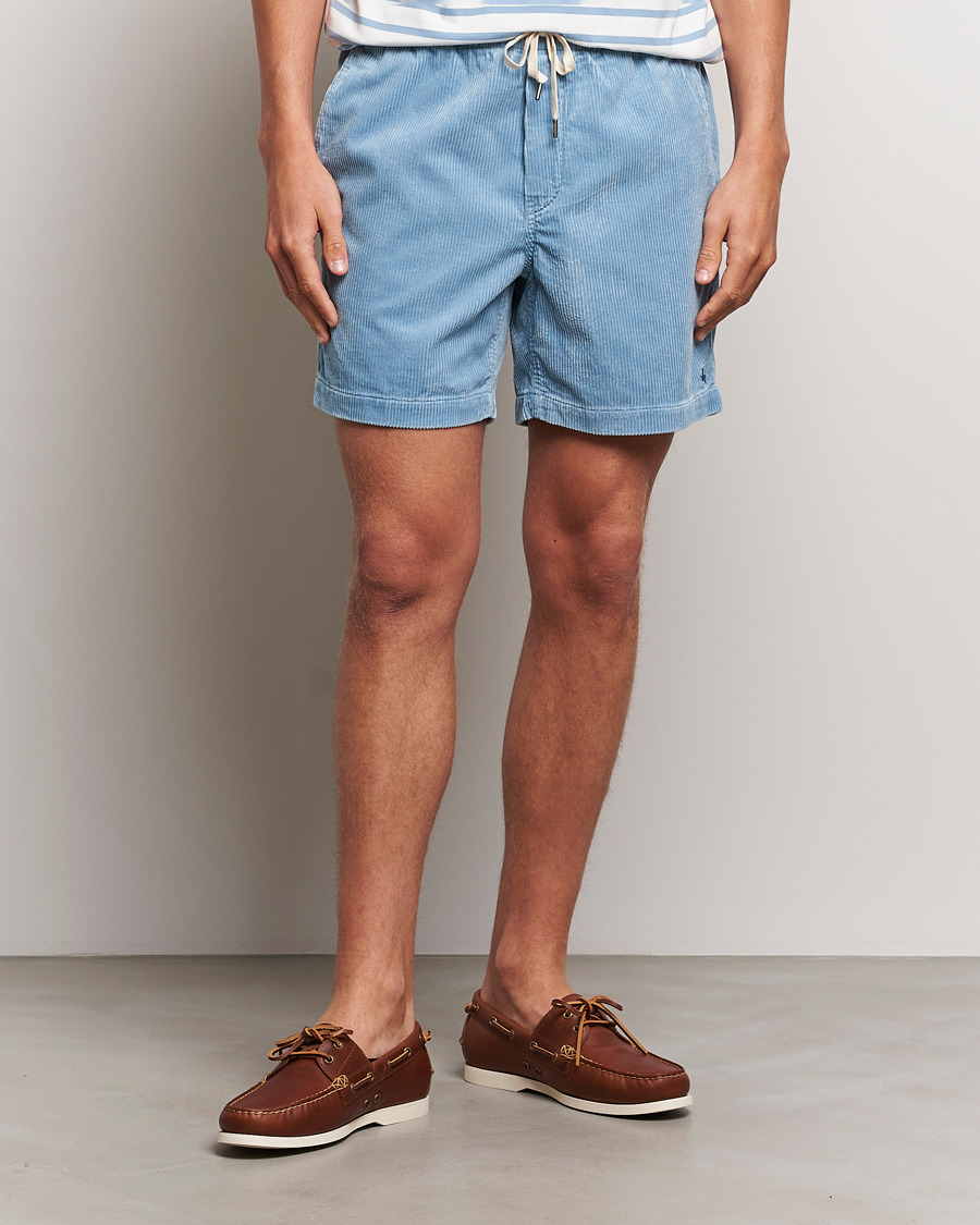 Men | Shorts | Polo Ralph Lauren | Prepster Corduroy Drawstring Shorts Blue Note