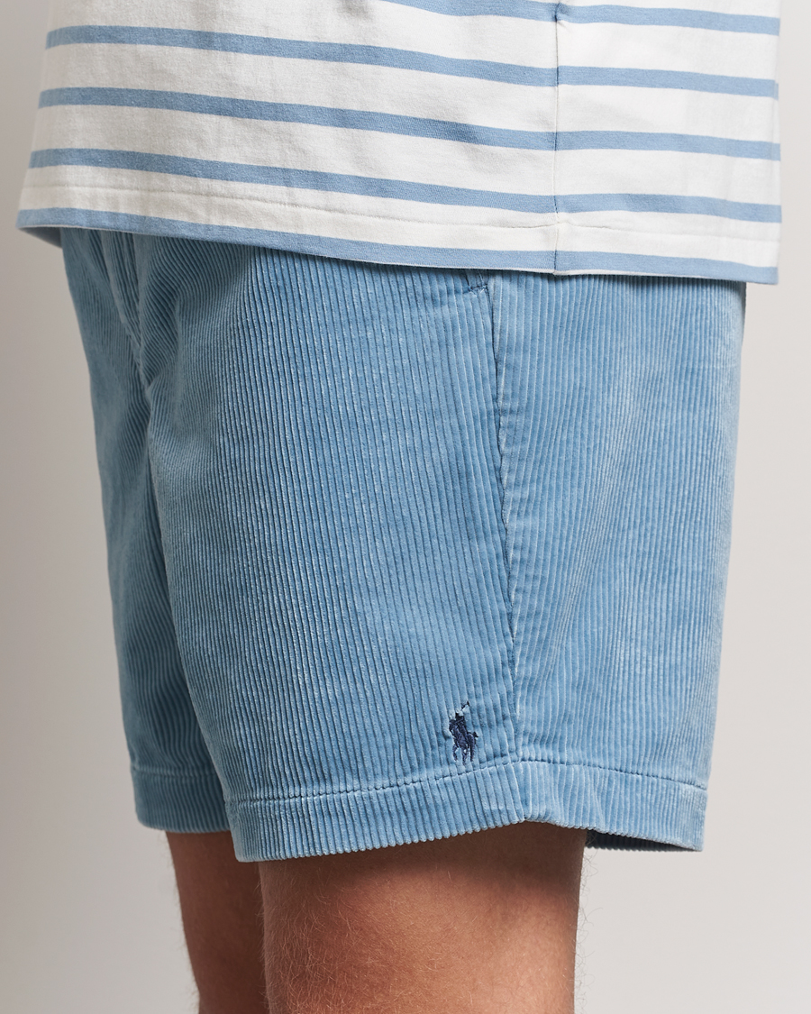 Men | Shorts | Polo Ralph Lauren | Prepster Corduroy Drawstring Shorts Blue Note