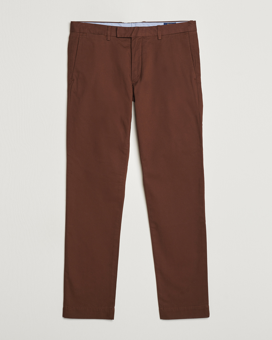 Men | Trousers | Polo Ralph Lauren | Slim Fit Stretch Chinos Branch Brown