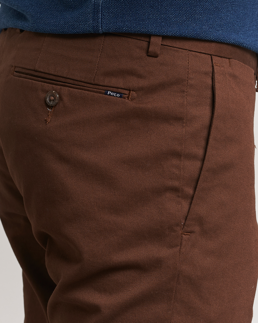 Men | Trousers | Polo Ralph Lauren | Slim Fit Stretch Chinos Branch Brown