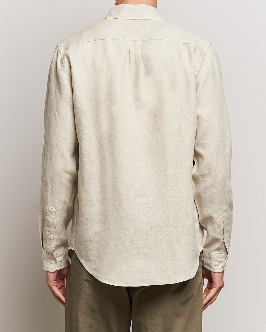 Men | Shirts | Samsøe Samsøe | Liam Linen Shirt Castle Wall