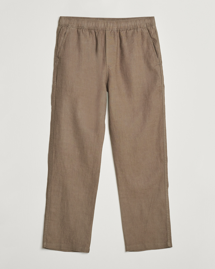 Men | Trousers | Samsøe Samsøe | Sajabari Linen Drawstring Trousers Bungee Cord