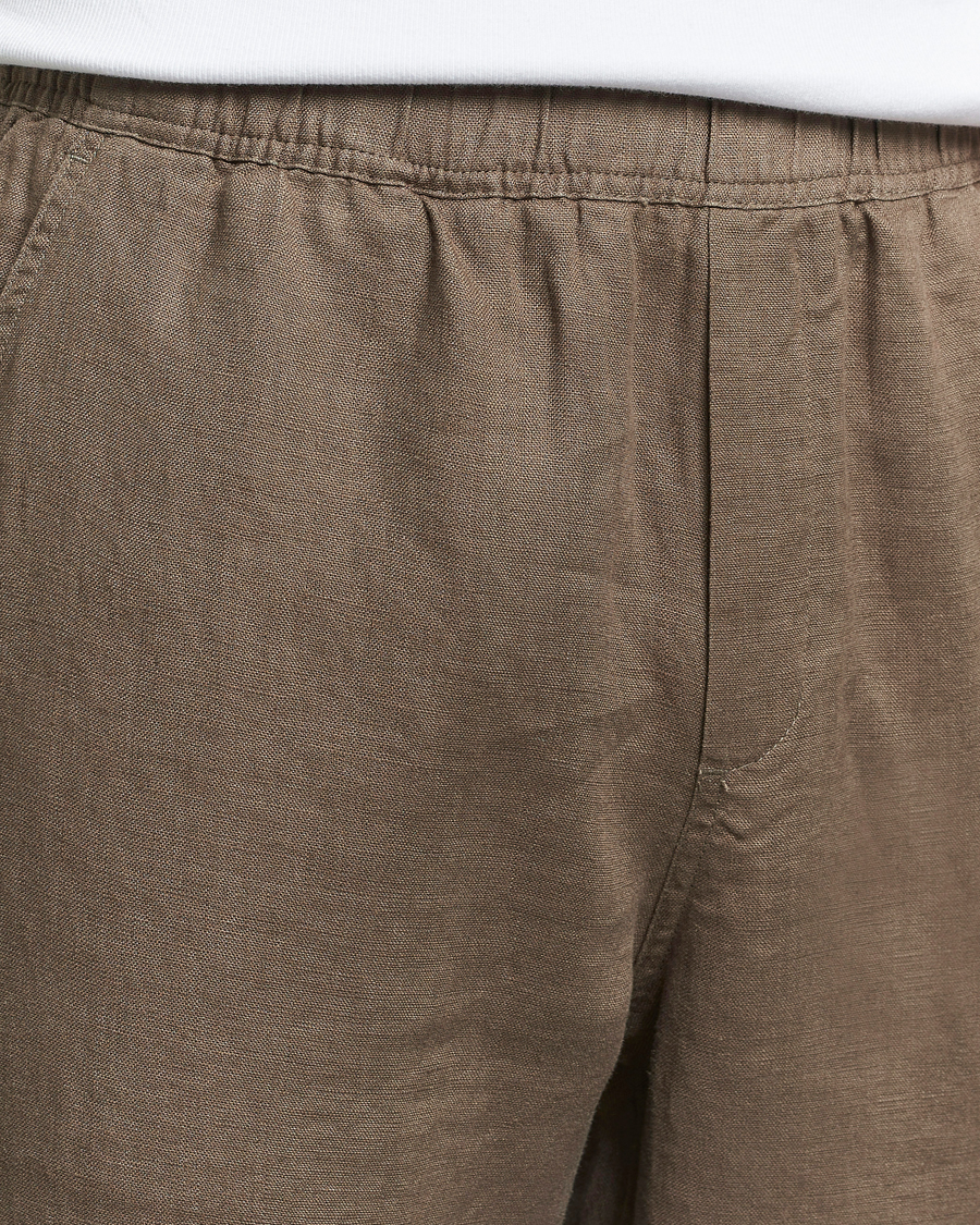 Men | Trousers | Samsøe Samsøe | Sajabari Linen Drawstring Trousers Bungee Cord