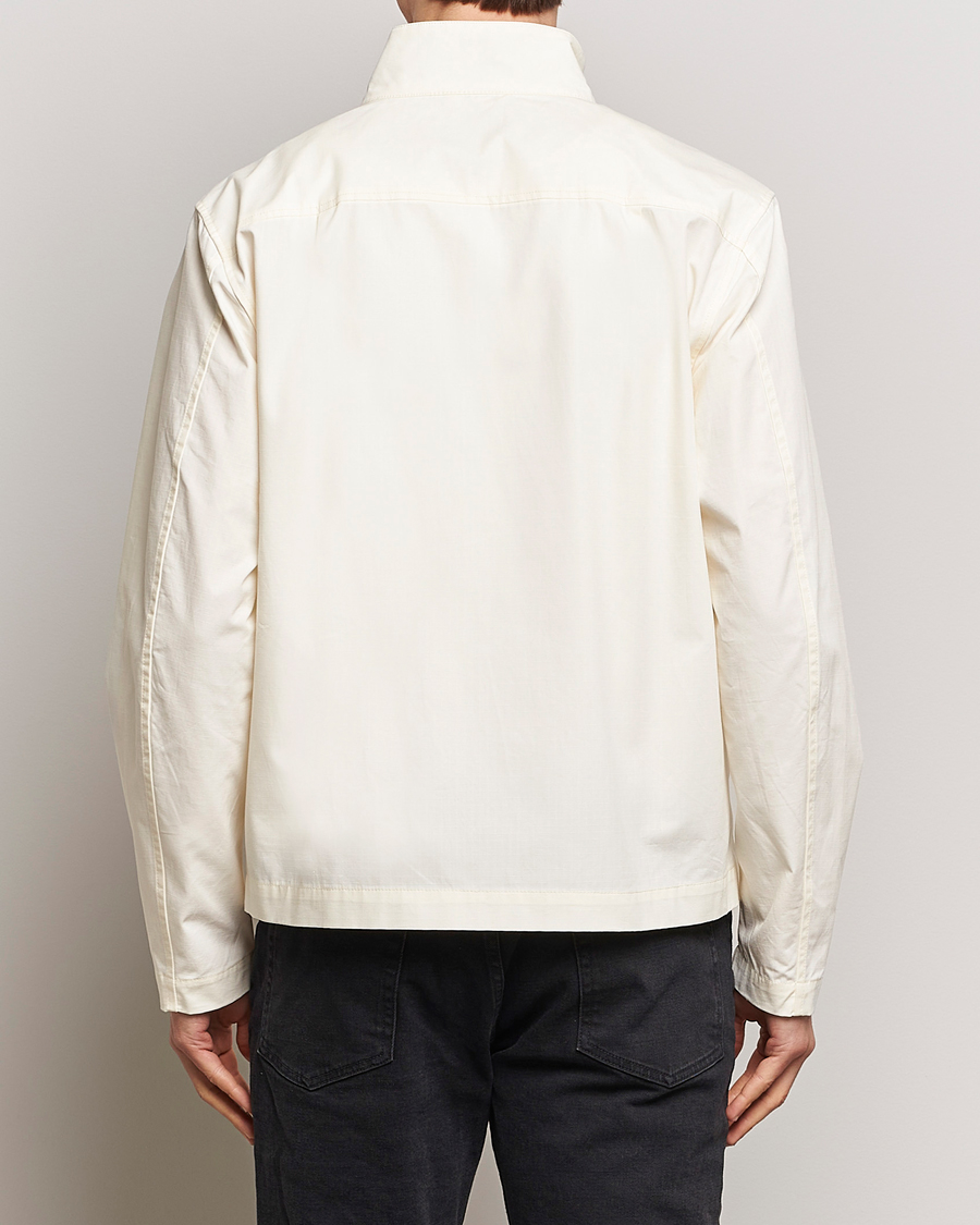 Men | Coats & Jackets | Fred Perry | Woven Ripstop Shirt Jacket Ecru