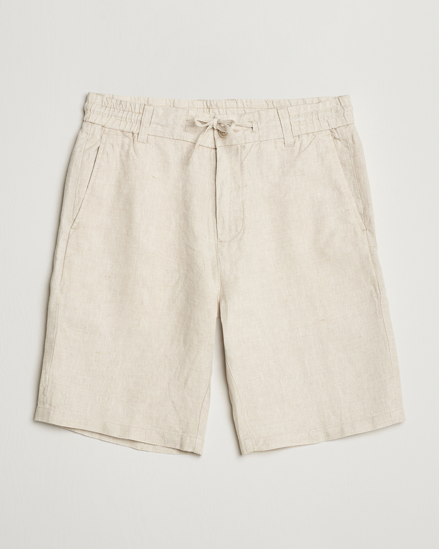 Men | Shorts | NN07 | Seb Linen Drawstring Shorts Oat