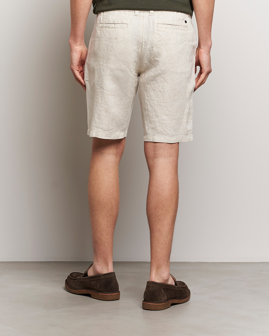 Men | Shorts | NN07 | Seb Linen Drawstring Shorts Oat