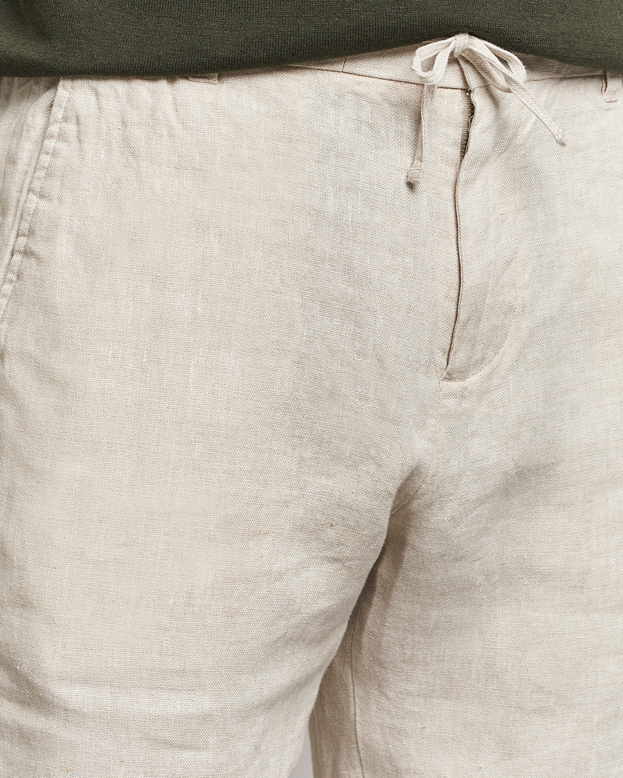 Men | Shorts | NN07 | Seb Linen Drawstring Shorts Oat