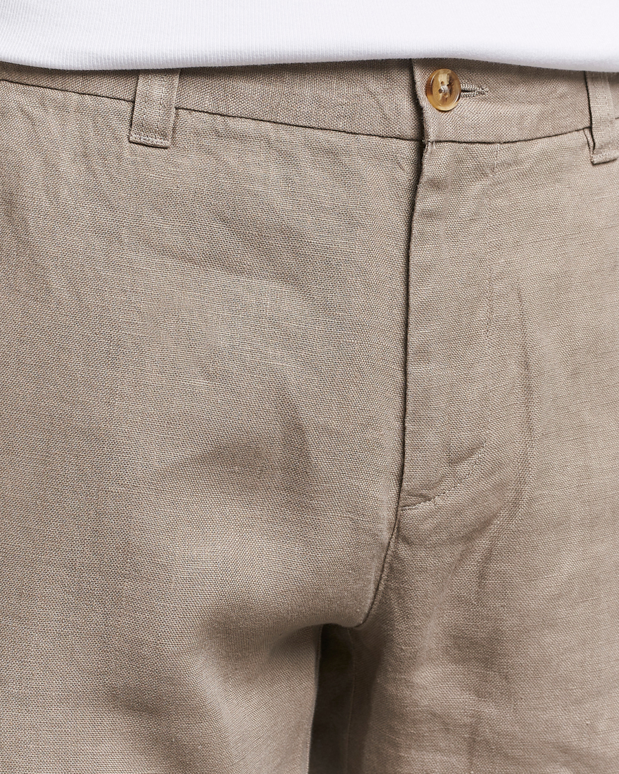 Men | Shorts | NN07 | Crown Linen Shorts Greige