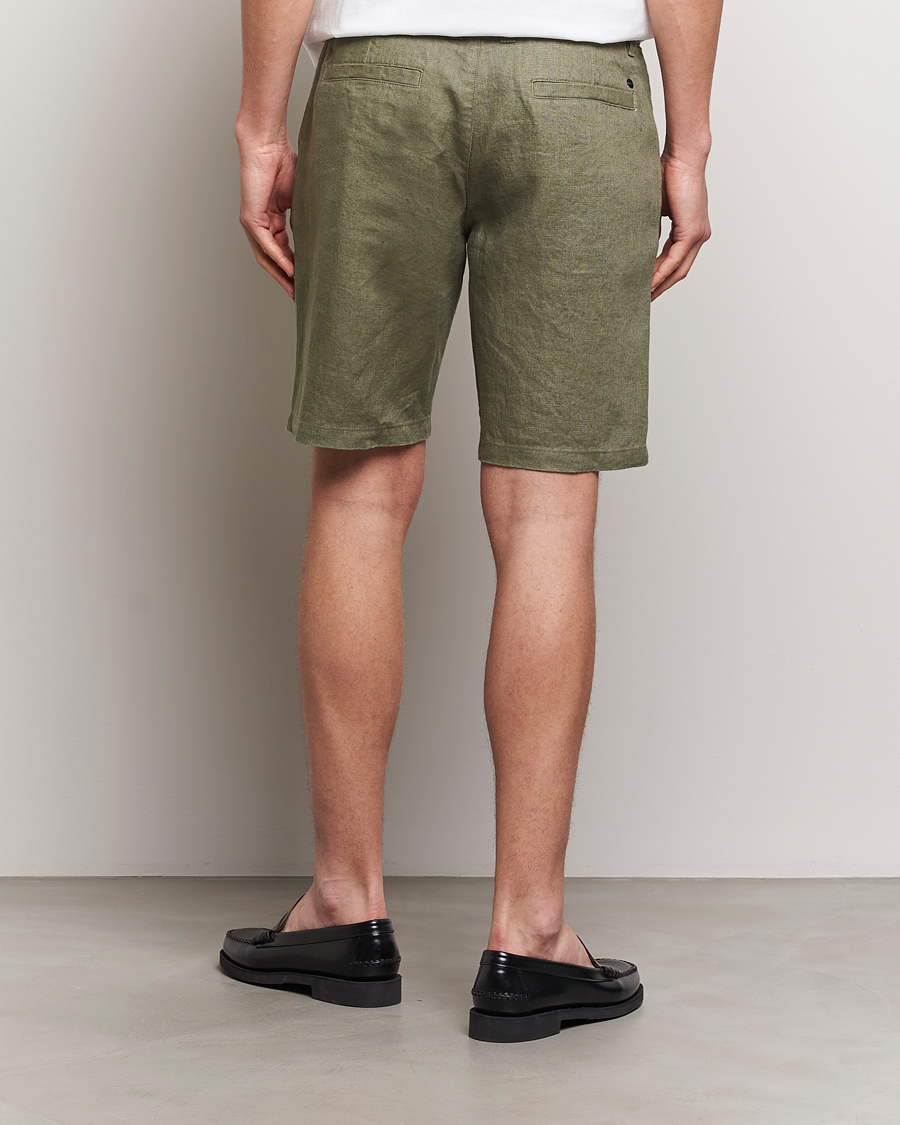 Men | Shorts | NN07 | Crown Linen Shorts Lichten Green