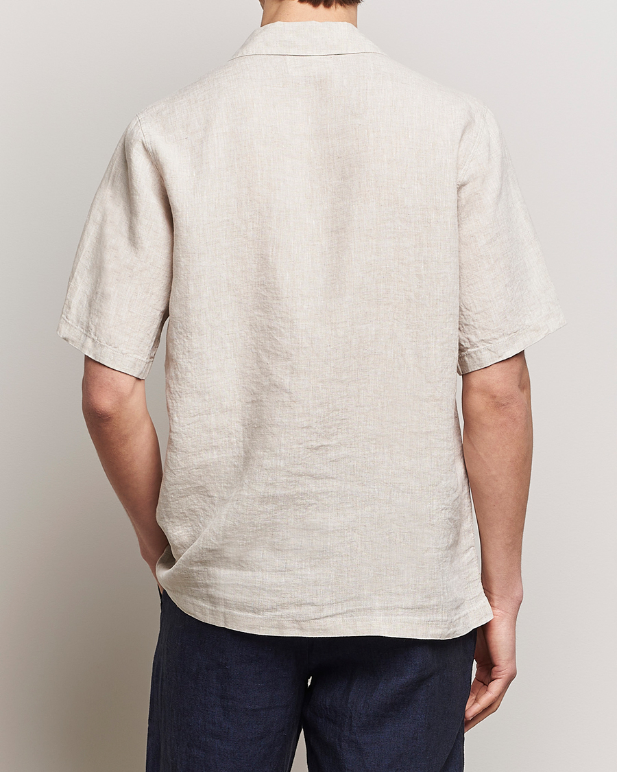 Men | Shirts | NN07 | Julio Linen Resort Shirt Oat