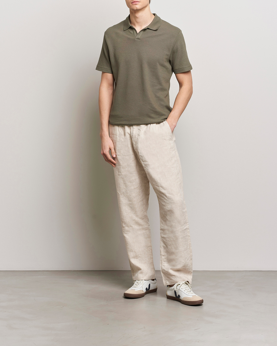 Men | Polo Shirts | NN07 | Paul Polo Capers Green