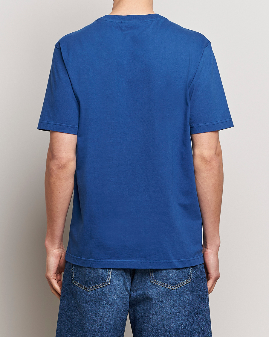 Men | T-Shirts | NN07 | Adam Printed Crew Neck T-Shirt Blue Quartz