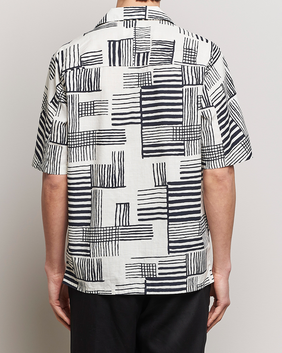 Men | Shirts | NN07 | Ole Printed Short Sleeve Shirt Black Multi