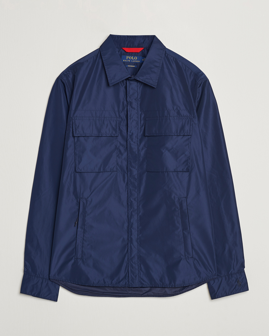 Men | Coats & Jackets | Polo Ralph Lauren | Water-Repellent Shirt Jacket Newport Navy