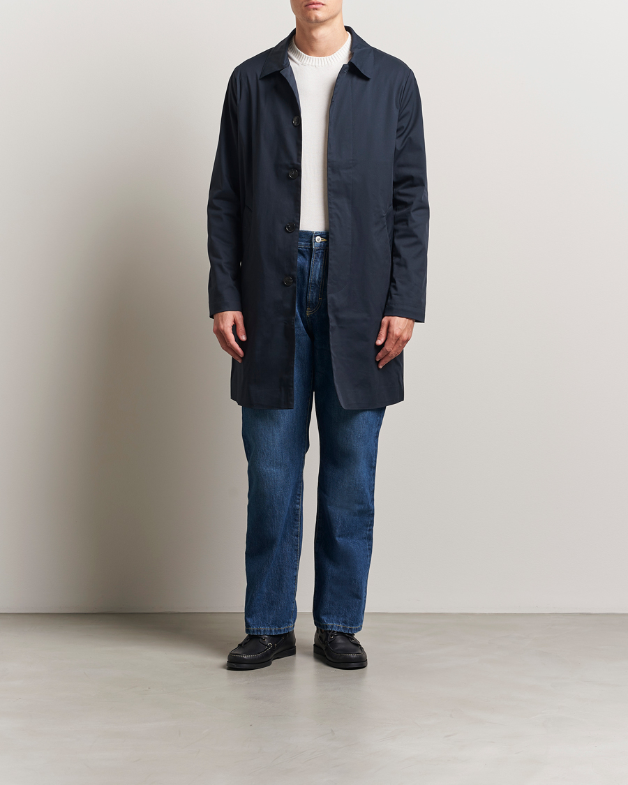 Men | Coats & Jackets | A Day's March | Duster Car Coat Navy