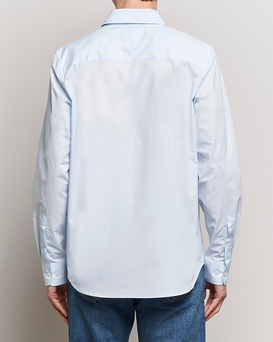 Men | Shirts | A Day's March | Tipton Poplin Shirt Sky Blue