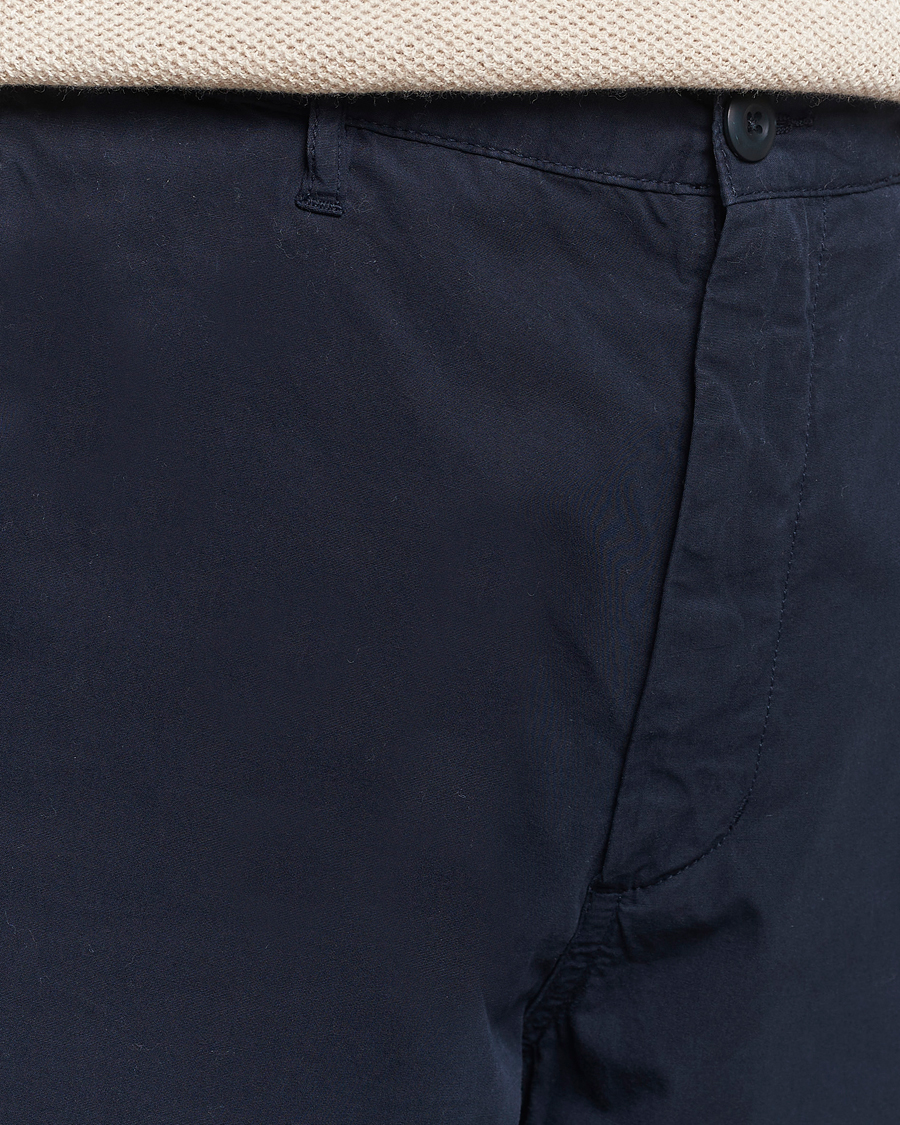 Men | Trousers | A Day's March | Redwood Light Cotton Trousers Navy