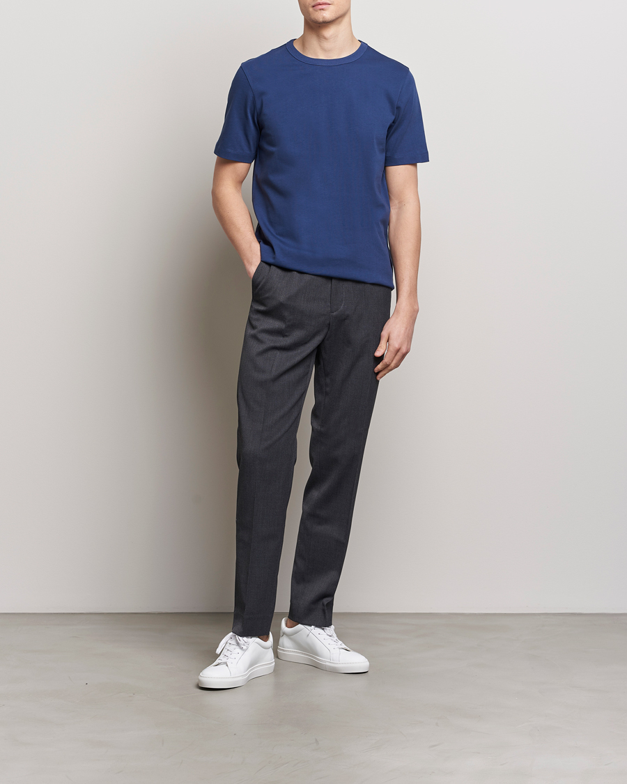 Men | T-Shirts | A Day's March | Heavy T-Shirt Brewers Blue