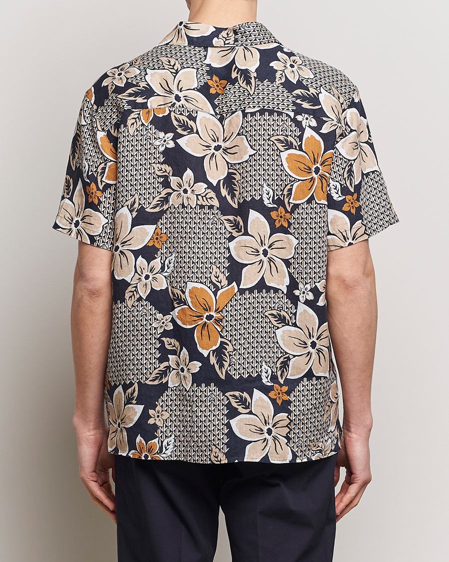 Men | Shirts | J.Lindeberg | Elio Linen Island Floral Shirt Island Floral Mix