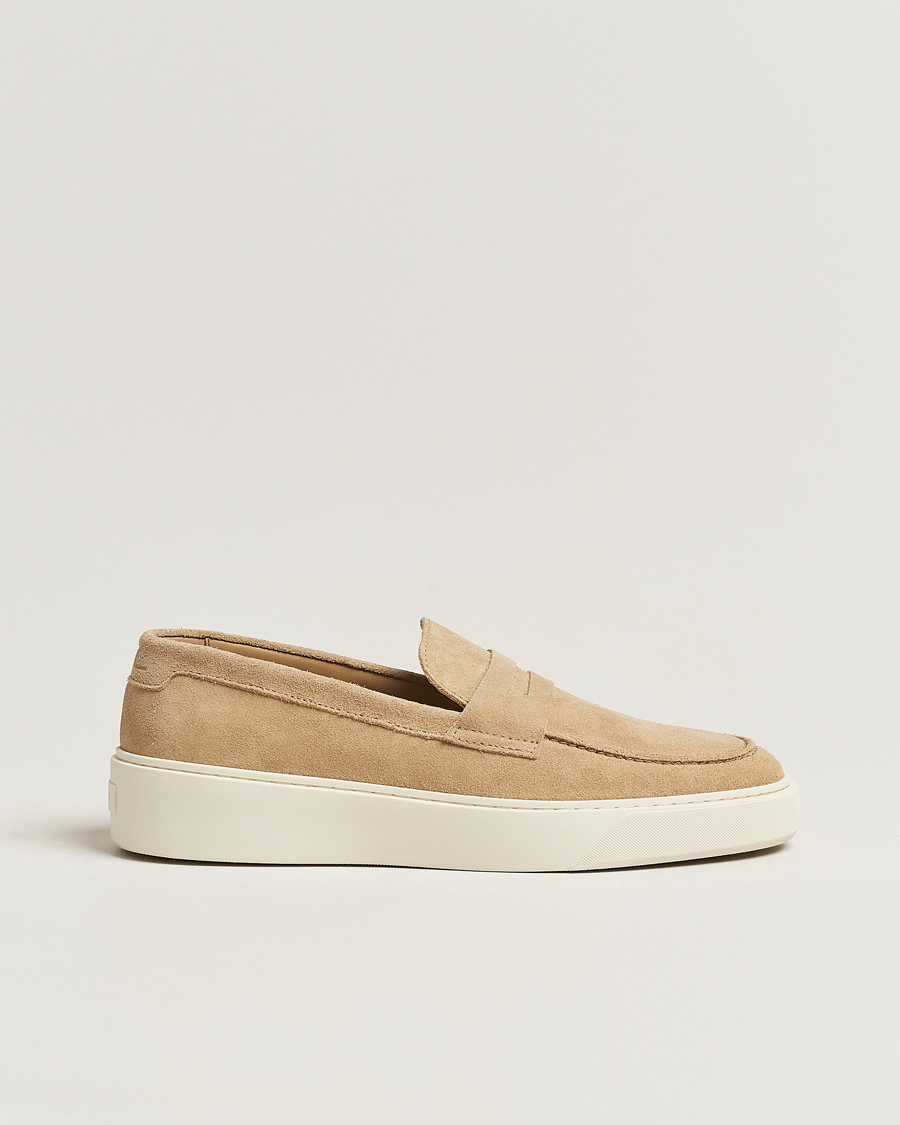 Men | J.Lindeberg Mauri Suede Loafer Safari Beige | J.Lindeberg | Mauri Suede Loafer Safari Beige