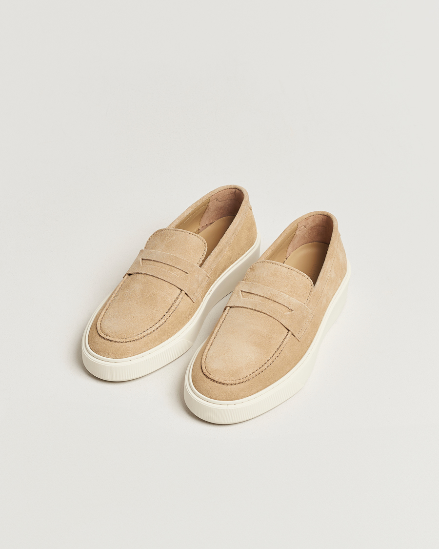 Men | J.Lindeberg Mauri Suede Loafer Safari Beige | J.Lindeberg | Mauri Suede Loafer Safari Beige