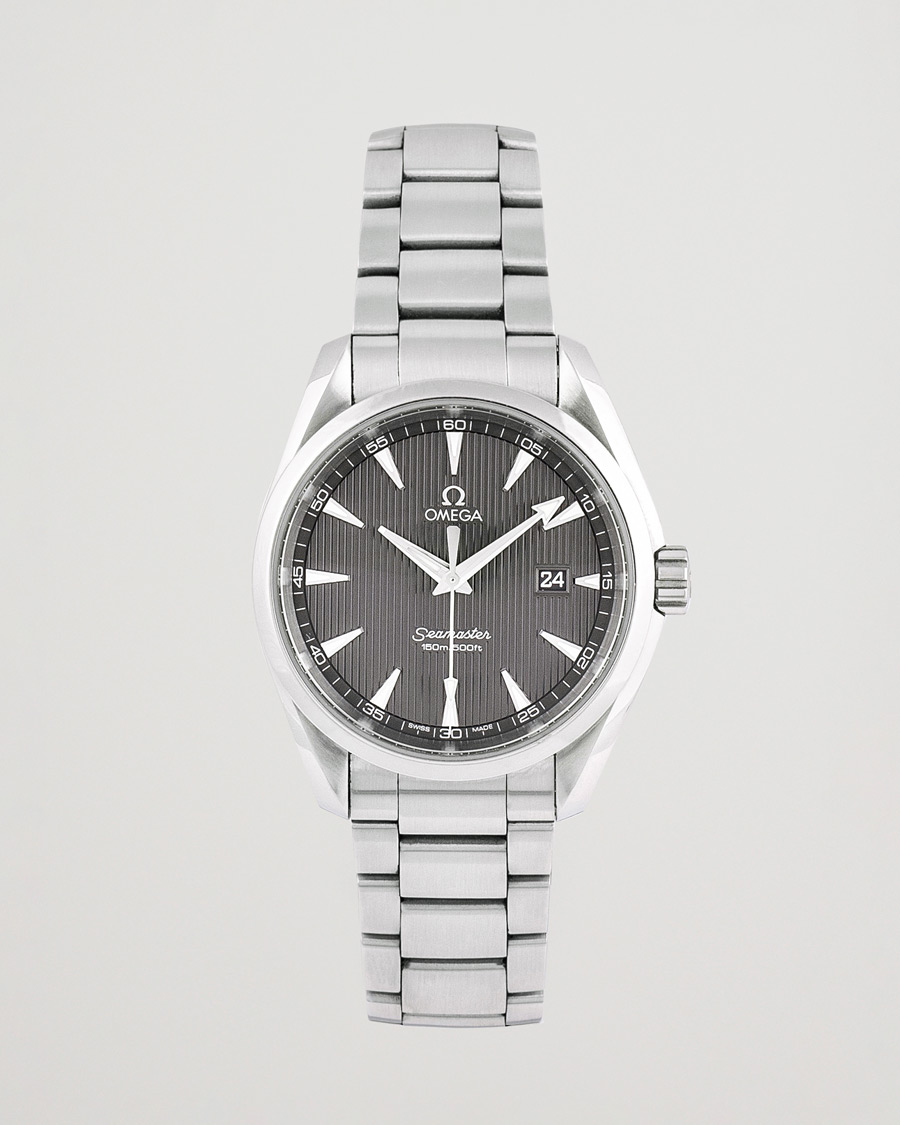 Men | Omega Pre-Owned Seamaster Aqua Terra Silver | Omega Pre-Owned | Seamaster Aqua Terra Silver
