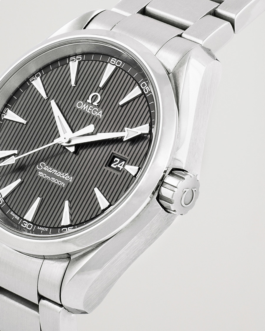 Men | Omega Pre-Owned Seamaster Aqua Terra Silver | Omega Pre-Owned | Seamaster Aqua Terra Silver