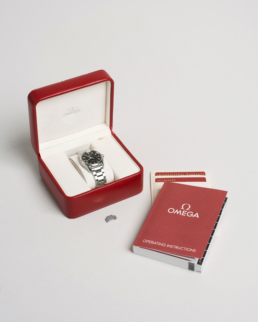 Men | Omega Pre-Owned Seamaster Aqua Terra Silver | Omega Pre-Owned | Seamaster Aqua Terra Silver