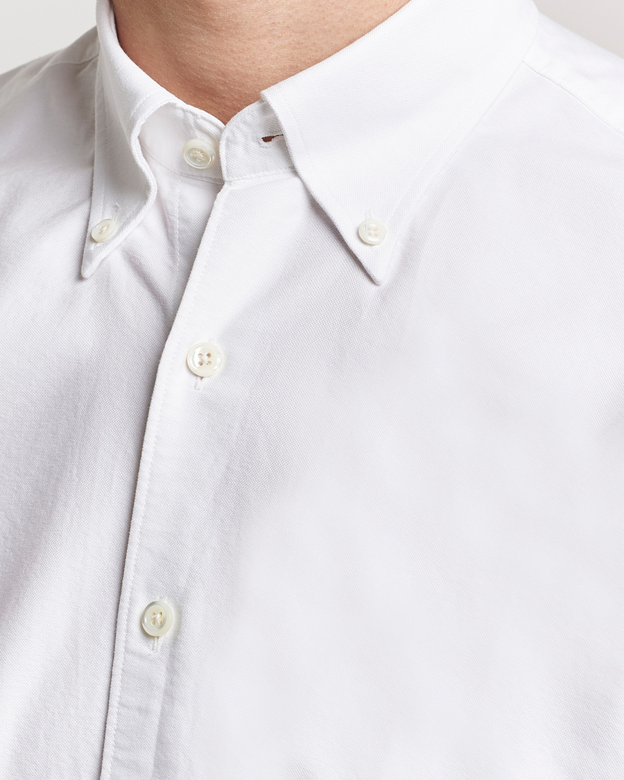 Men | Shirts | Oscar Jacobson | Reg Fit BD Casual Oxford Optical White