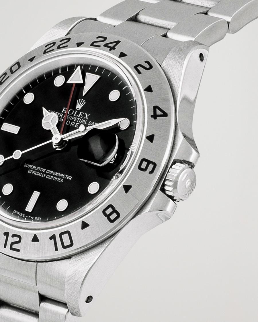 Men | Rolex Pre-Owned Explorer II 16570 Silver | Rolex Pre-Owned | Explorer II 16570 Silver