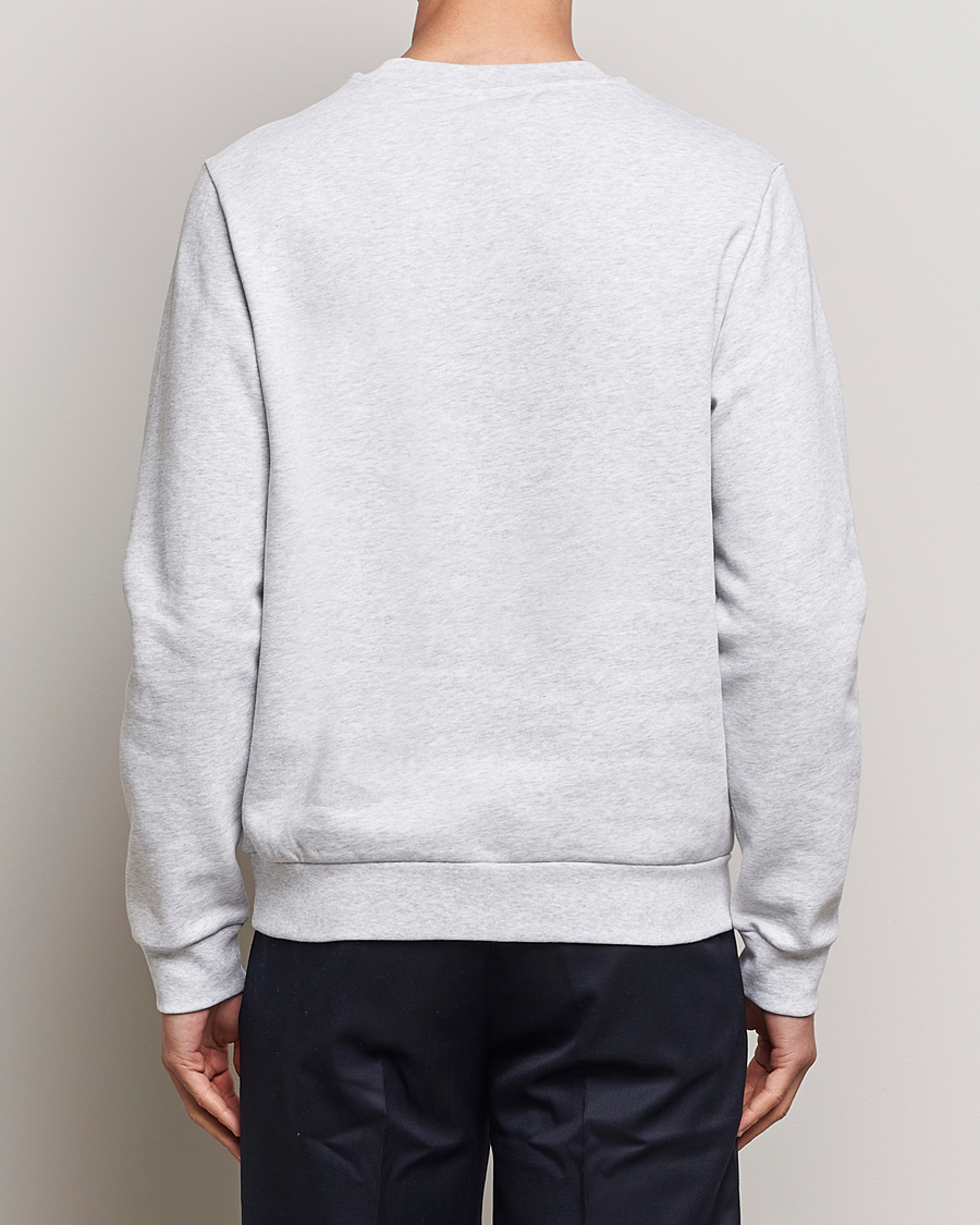 Men | Sweaters & Knitwear | A.P.C. | Rue Madame Sweatshirt Heather Grey/Black