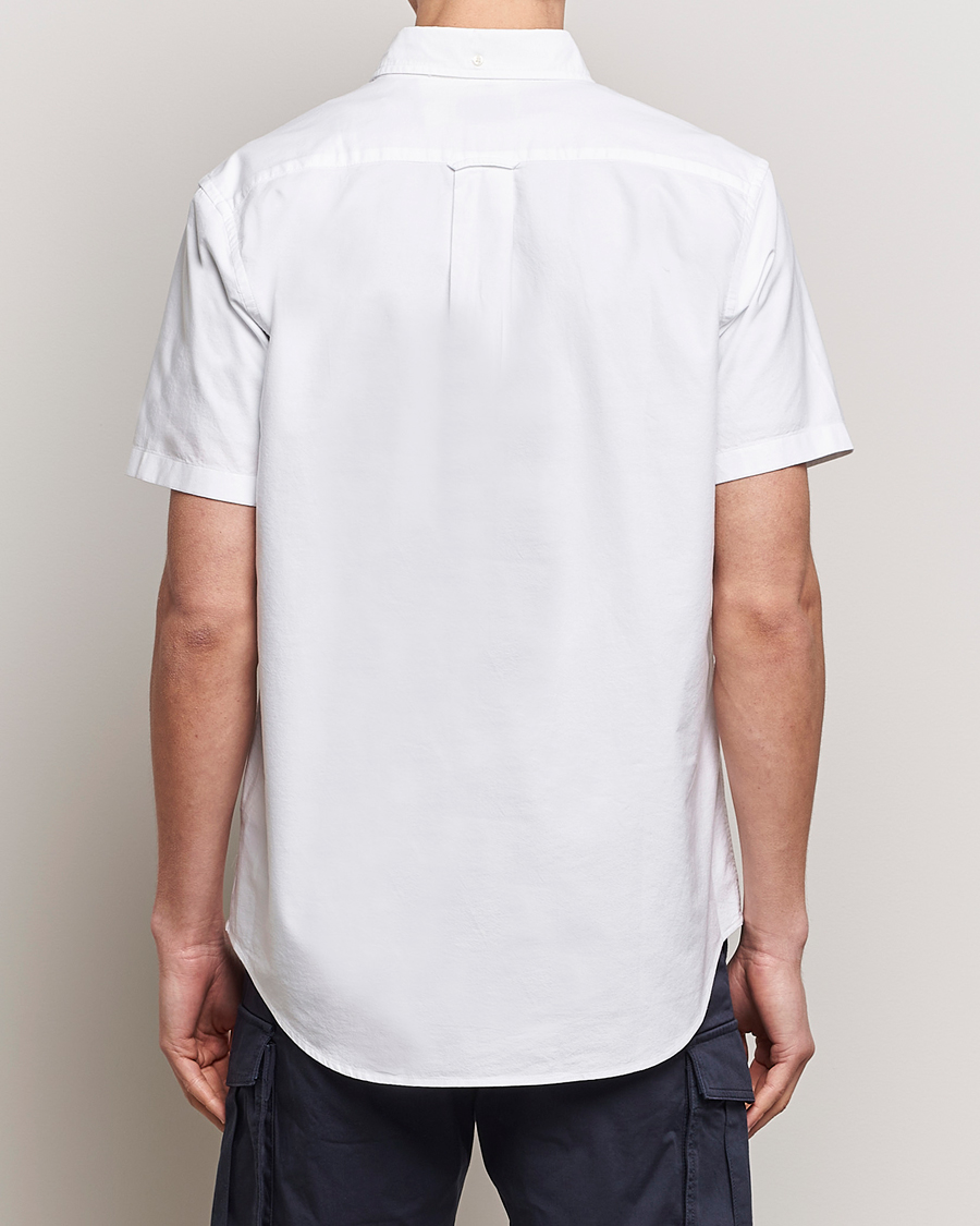 Men | Shirts | Gant | Regular Short Sleeve Oxford Shirt White